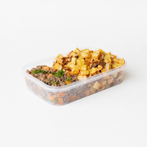 Marmita batata doce rustica com carne moída 500g