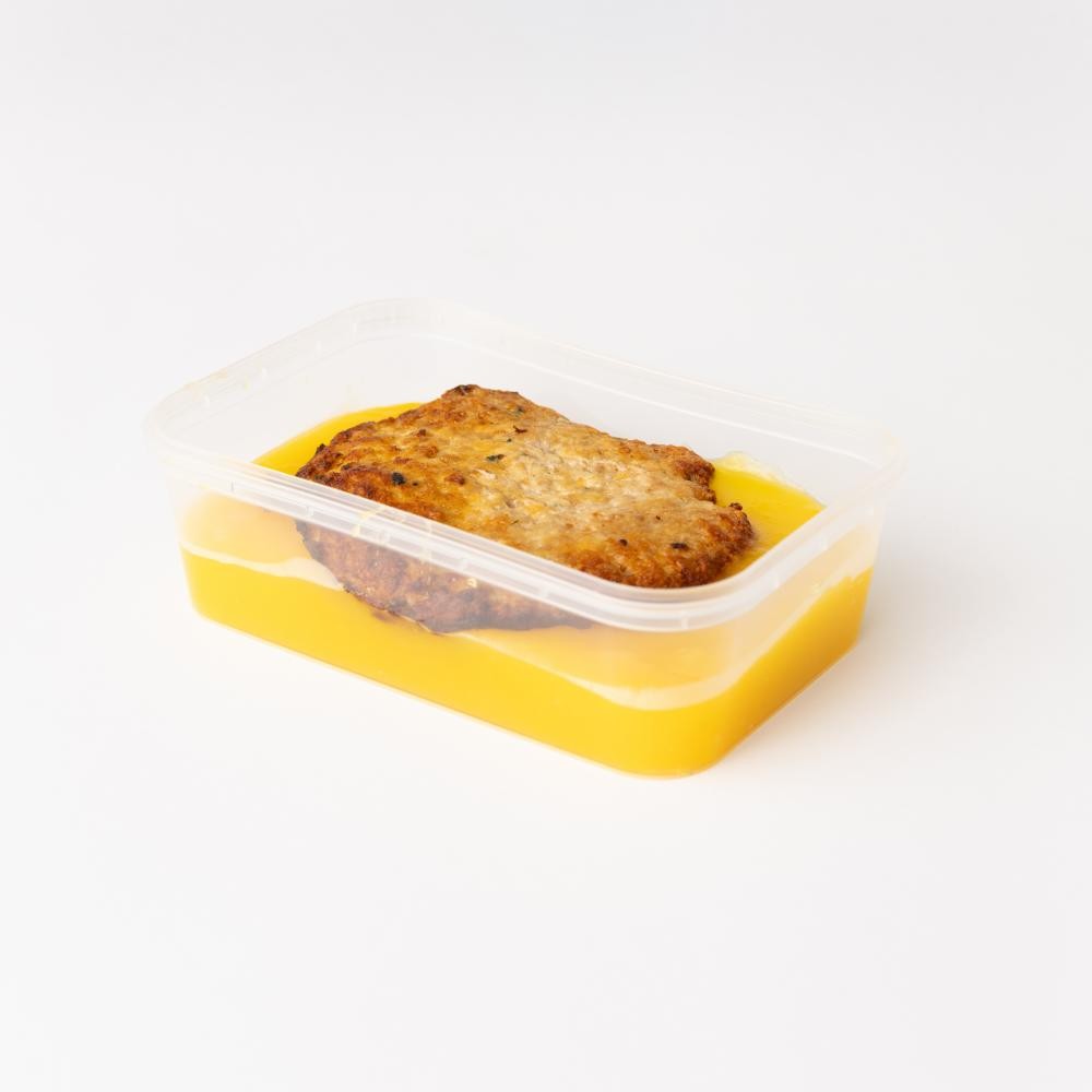 Marmita batata salsa com hamburguer de frango 350g