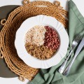 Marmita arroz e feijão vermelho com carne moída 350g