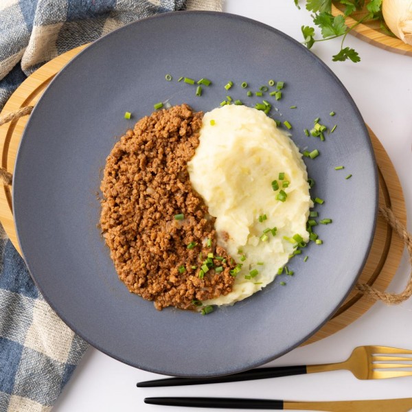 Marmita escondidinho de batata inglesa com carne moída 250g