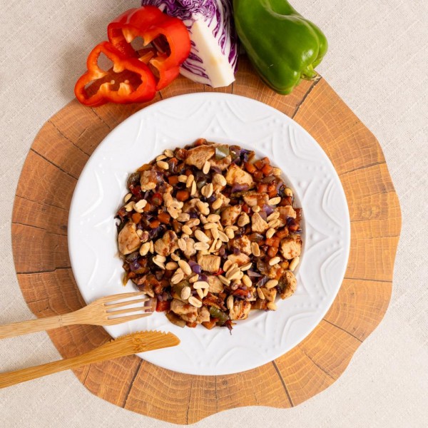Marmita frango xadrez com legumes 250g