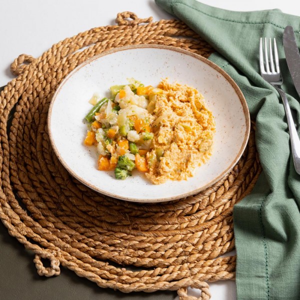 Marmita fricassê de frango com mix de legumes 250g