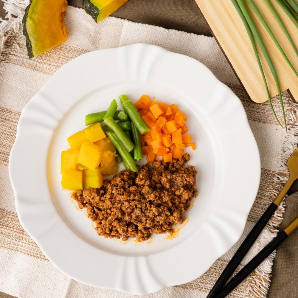 Marmita carne moída com legumes 250g